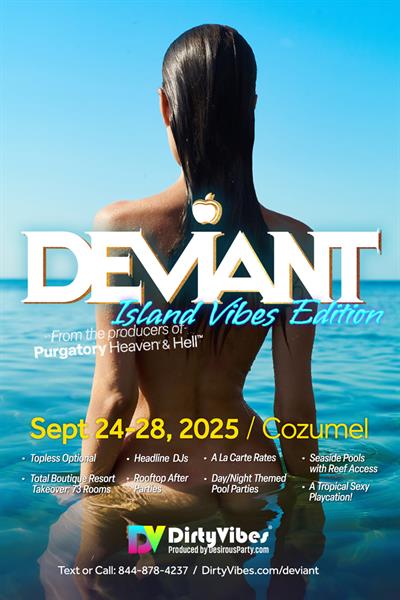 Wed, Sep 24, 2025 DEVIANT- Island Vibes Edition at Hotel B Unique Cozumel 