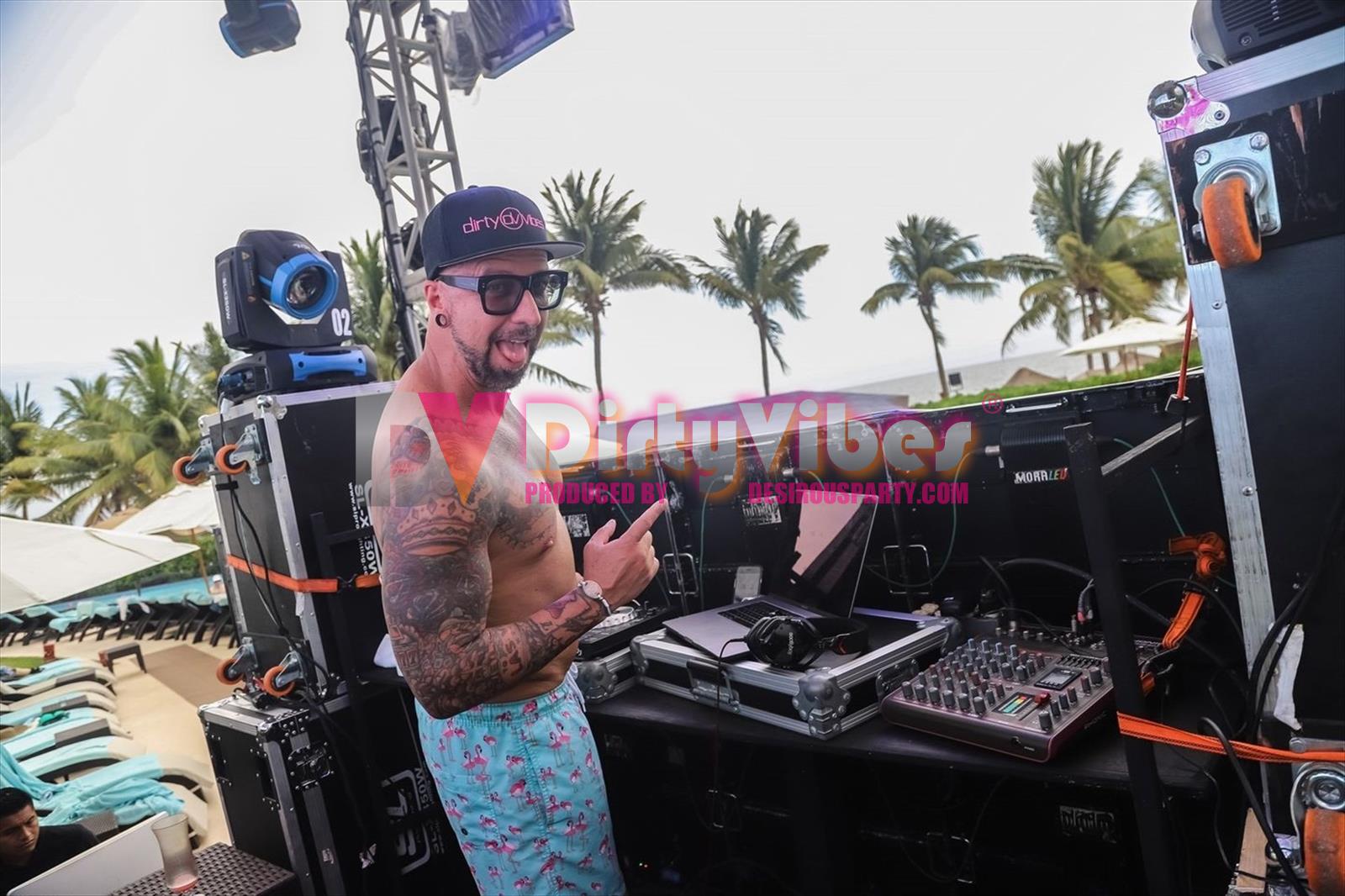 Scottyboy behind the sound at the Dirty Vibes Music Fest